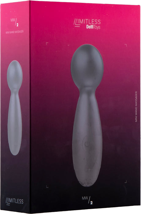 Limitless - MW2 - Mini Wand Massager - Zwart-Erotiekvoordeel.nl