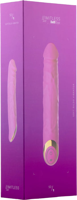 Limitless - SD1 - Zachte Dildo Vibrator - Roze-Erotiekvoordeel.nl