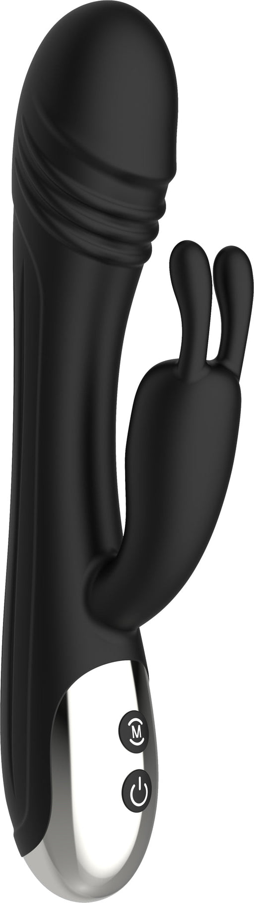 Limitless - V1 - Rabbit Vibrator - Zwart-Erotiekvoordeel.nl