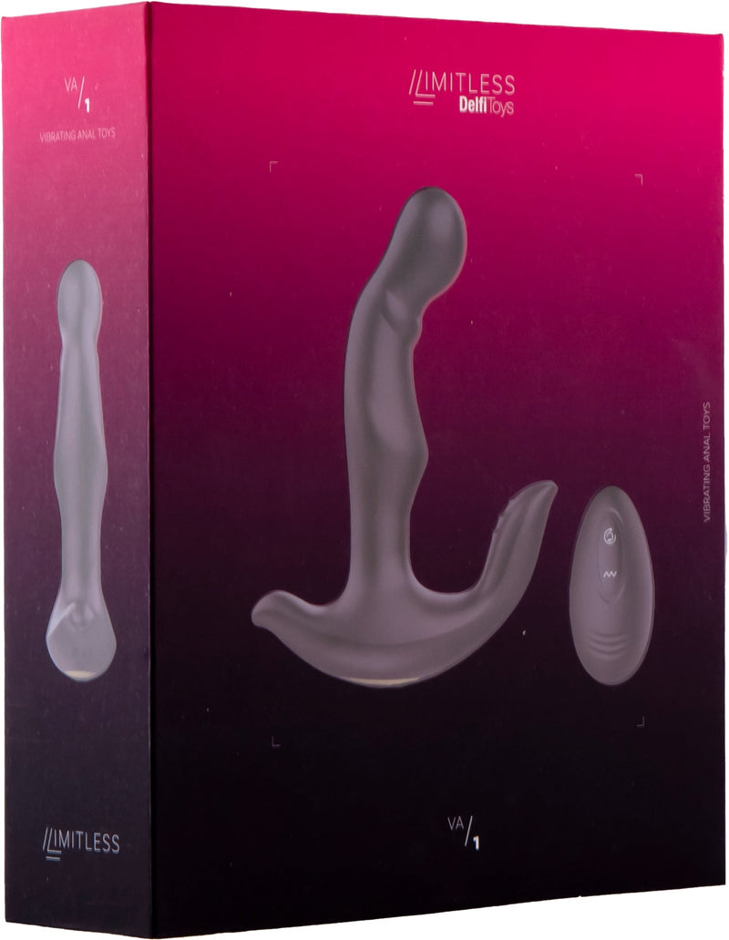 Limitless - VA1 - Prostaat Vibrator met Afstandsbediening - Zwart-Erotiekvoordeel.nl