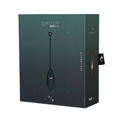 Limitless - VE2 - Vibrierendes Ei mit Fernbedienung - Grün-Erotiekvoordeel.nl