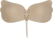 LingaDore Reggiseno Push-Up autoadesivo - Beige - Forma a farfalla - Erotiekvoordeel.nl