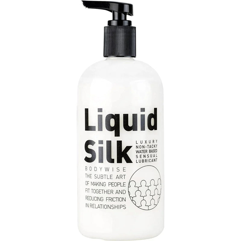 Liquid Silk Hybride Glijmiddel - Waterbasis & Siliconen-Erotiekvoordeel.nl
