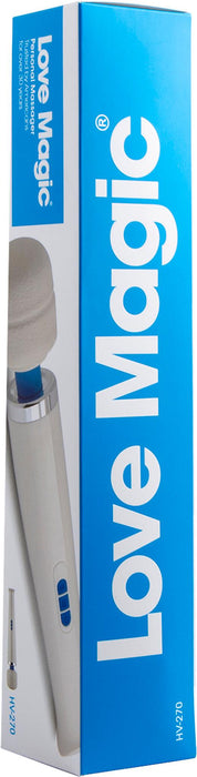 Love Magic Wand Vibrator - Massager - Draadloos - Oplaadbaar - Wit-Erotiekvoordeel.nl