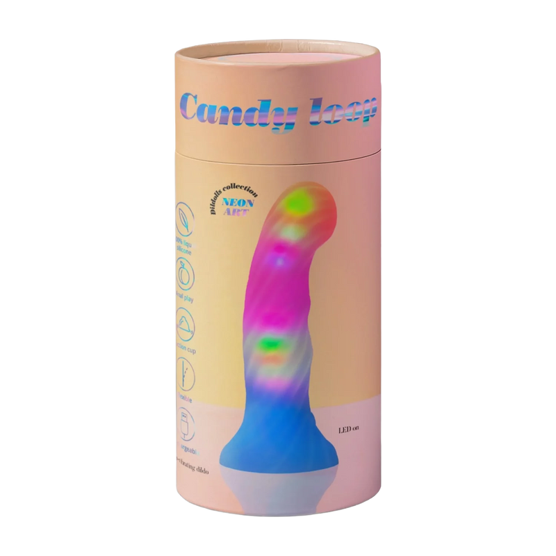 Love to Love - Candy Loop - Dildo with LED Lighting - Blue/Pink - Erotiekvoordeel.nl