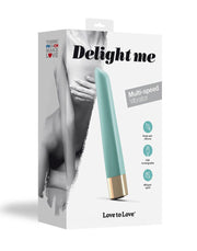 Love to Love - Delight Me - Mini vibratore flessibile - Verde menta - Erotiekvoordeel.nl