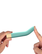 Love to Love - Delight Me - Mini vibratore flessibile - Verde menta - Erotiekvoordeel.nl
