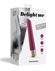 Love to Love - Delight Me - Flexible Mini Vibrator - Plum-Erotiekvoordeel.nl