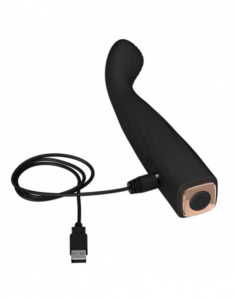Love to Love - Feel Me - Vibrador flexible para el punto G - Negro - Erotiekvoordeel.nl
