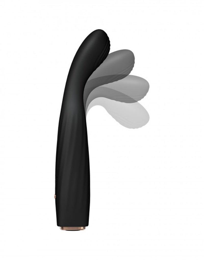 Love to Love - Feel Me - Vibrador flexible para el punto G - Negro - Erotiekvoordeel.nl