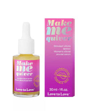 Love to Love - Make Me Quiver - Klitoris-stimulierendes Serum für Frauen - 30 ml - Erotiekvoordeel.nl