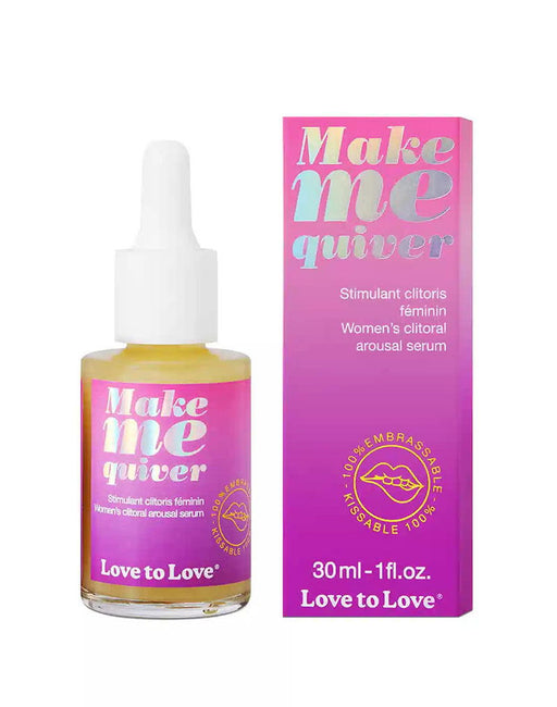 Love to Love - Make Me Quiver - Klitoris-stimulierendes Serum für Frauen - 30 ml - Erotiekvoordeel.nl