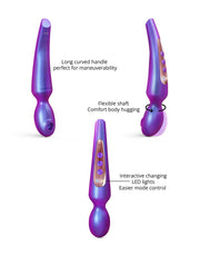 Love to Love - Pleaser - Vibrador de varita con función Flapper - Iridescent Night - Erotiekvoordeel.nl