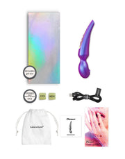 Love to Love - Pleaser - Vibrador de varita con función Flapper - Iridescent Night-Erotiekvoordeel.nl