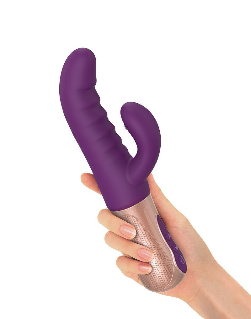 Love to Love - Sassy Bunny - Rabbit Vibrator met Tapping Functie - Paars-Erotiekvoordeel.nl