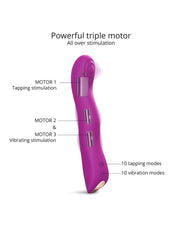 Love to Love - Swap - P-spot & G-spot Vibrator - Met Tapping Functie - Dieproze-Erotiekvoordeel.nl