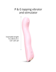 Love to Love - Swap - P-spot & G-spot Vibrator - Met Tapping Functie - Lichtroze-Erotiekvoordeel.nl