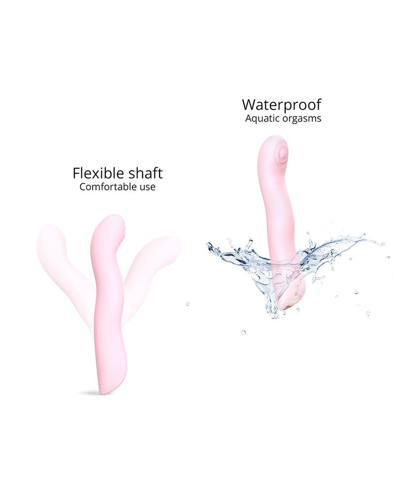 Love to Love - Swap - P-spot & G-spot Vibrator - Met Tapping Functie - Lichtroze-Erotiekvoordeel.nl