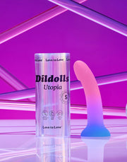 Love to Love - Utopia - Dildolls - Smooth Dildo - Pink/Violet/Blue-Erotiekvoordeel.nl