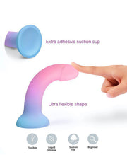 Love to Love - Utopia - Dildolls - Smooth Dildo - Pink/Violet/Blue-Erotiekvoordeel.nl