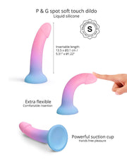 Love to Love - Utopia - Dildolls - Smooth Dildo - Pink/Violet/Blue-Erotiekvoordeel.nl