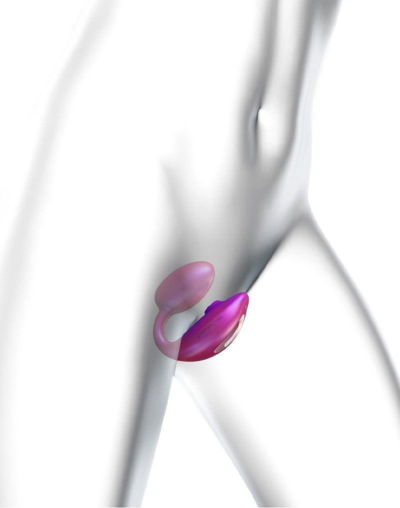 Love to Love - Wonderlover - Luchtdruk Vibrator en G-spot Vibrerend Eitje - Roze-Erotiekvoordeel.nl