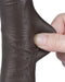 LoveToy - Dildo Met Sliding Skin Technologie - 19,5 cm x Ø 3,5 cm - Bruin-Erotiekvoordeel.nl