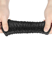 LoveToy - Drip Knights Ring - Manicotto vibrante per pene - Ø 3,7 cm - Nero-Erotiekvoordeel.nl