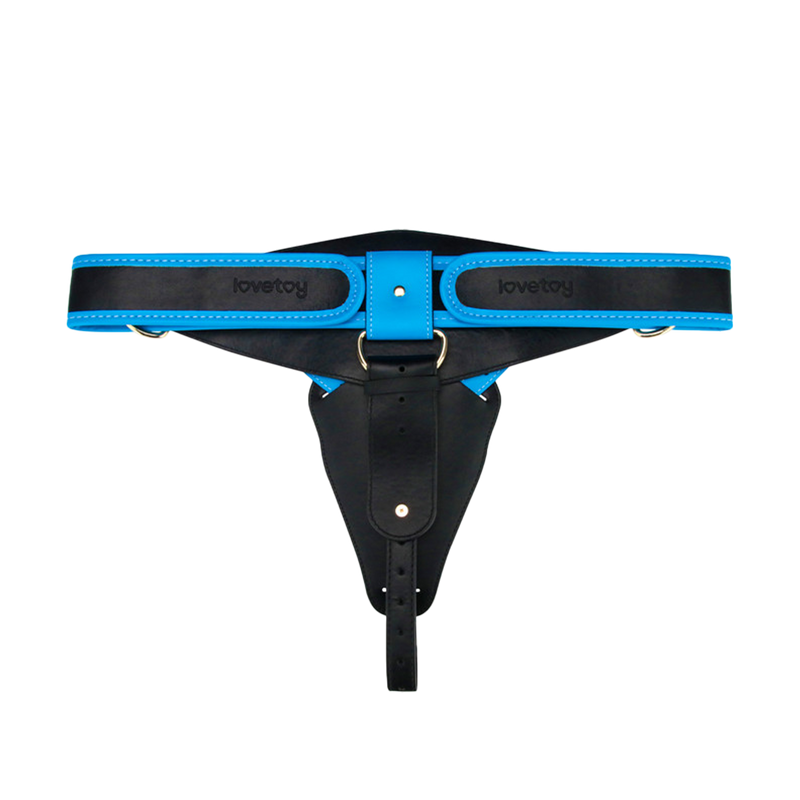 LoveToy - Ingen - Wibrujący Zestaw Strap-on - Długość 24 Cm - Jasny Kolor Skóry - Erotiekvoordeel.nl