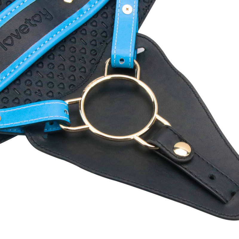 LoveToy - Ingen - Wibrujący Zestaw Strap-on - Długość 24 Cm - Jasny Kolor Skóry - Erotiekvoordeel.nl