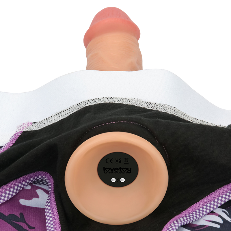 LoveToy - Ingen - Braguitas con arnés Violet - Talla M/L - Moradas-Erotiekvoordeel.nl