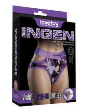 LoveToy - Ingen - Braguitas arnés violetas - Talla M/L - Morado - Erotiekvoordeel.nl