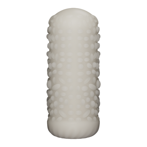 LoveToy - Knights Ring - Manchon vibrant double usage - Drip - Blanc-Erotiekvoordeel.nl