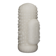 LoveToy - Knights Ring - Manchon vibrant double usage - Drip - Blanc-Erotiekvoordeel.nl