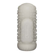 LoveToy - Knights Ring - Manchon vibrant double usage - Drip - Blanc-Erotiekvoordeel.nl