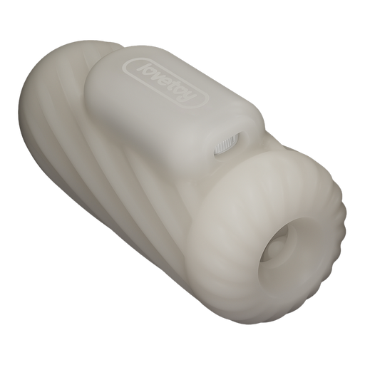 LoveToy - Knights Ring - Manchon vibrant double usage - Spirale - Blanc-Erotiekvoordeel. fr