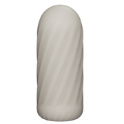 LoveToy - Knights Ring - Manchon vibrant double usage - Spirale - Blanc-Erotiekvoordeel.nl