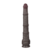 LoveToy - Nature Cock - Double-Layer Bendable Dildo with Veins - 40 cm - Brown-Erotiekvoordeel.nl