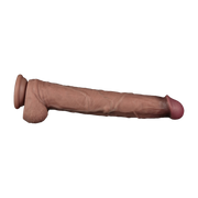 LoveToy - Nature Cock - Dildo XXL flessibile a doppio strato - 37,5 cm-Erotiekvoordeel.nl