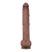 LoveToy - Nature Cock - Dildo XXL flessibile a doppio strato - 37,5 cm-Erotiekvoordeel.nl