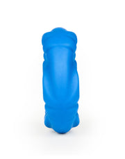 LoveToy - Pinnacle Pro - Anneau pénien Ridge Bump Ball Stretcher - Bleu - Erotiekvoordeel.nl