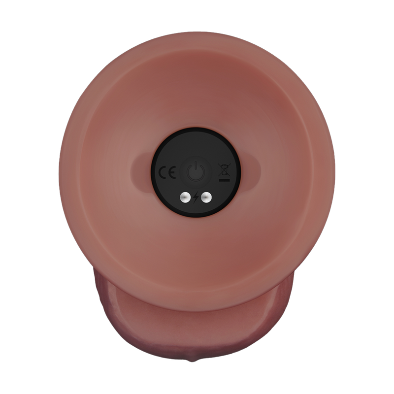 LoveToy - Power Cock - 21,5 cm - Gode vibrant - Double densité - Couleur peau claire - Erotiekvoordeel.nl