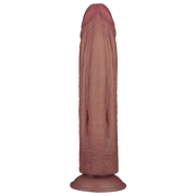 LoveToy - Power Cock - 26,5 cm - Consolador vibrador - Doble densidad - Color piel claro - Erotiekvoordeel.nl