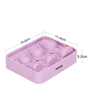 LoveToy - Silicone Ice Cube Tray - Butt Plug Set - Lila-Erotiekvoordeel.nl