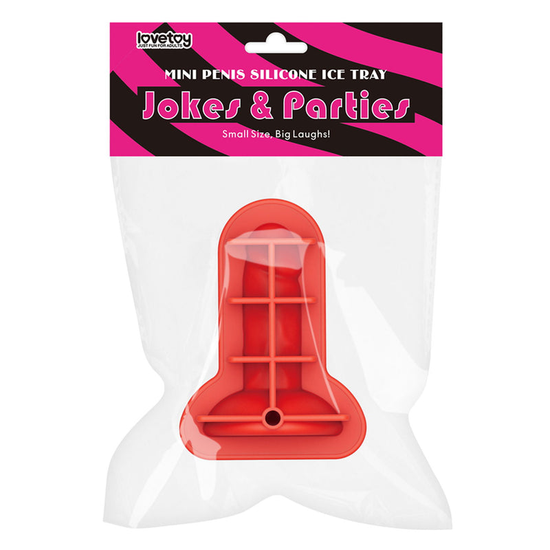 LoveToy - Moule à glaçons en silicone - Mini pénis-Erotiekvoordeel.nl