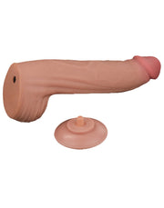 LoveToy - Gode Sliding Skin - Longueur 31 cm - Teinte peau claire - Erotiekvoordeel.nl