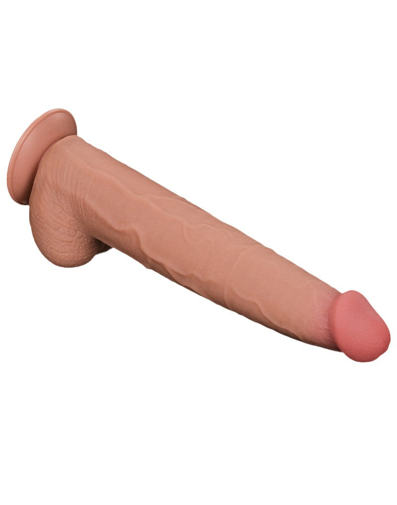 LoveToy - Sliding Skin Dildo - Length 34 cm - Light Skin Color-Erotiekvoordeel.nl