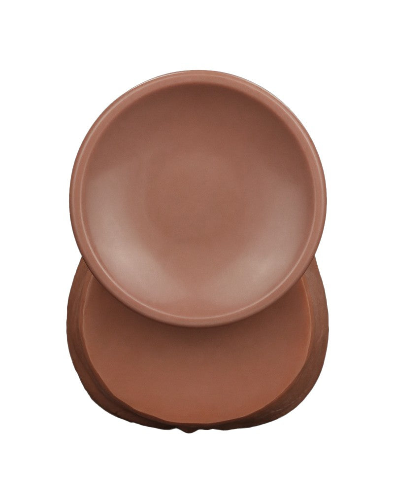 LoveToy - Sliding Skin Dildo - Length 36 cm - Brown-Erotiekvoordeel.nl