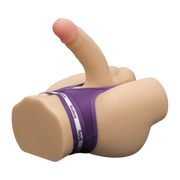 LoveToy - Masturbateur Streetgirl's 14 avec gode flexible - Beige-Erotiekvoordeel.nl