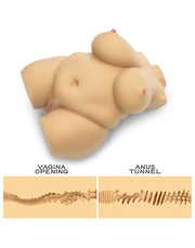 LoveToy Streetgirls 7 BBW Masturbator - Siliconen - 33,5 cm-Erotiekvoordeel.nl